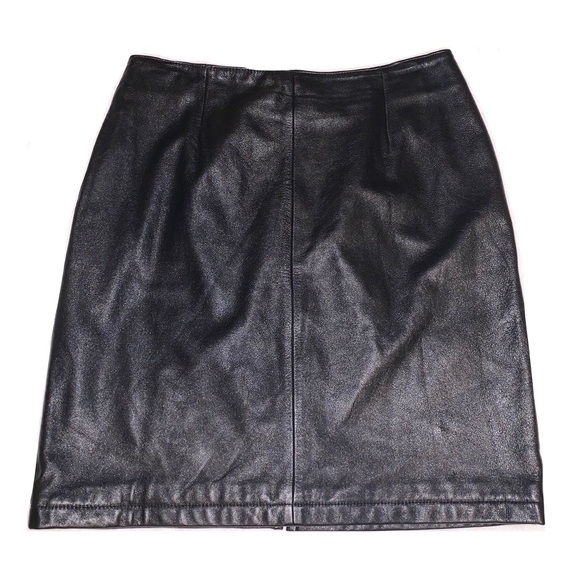 Wilsons Leather Dresses & Skirts - FINAL SALE⚜️Genuine Black Leather Skirt - Size 12